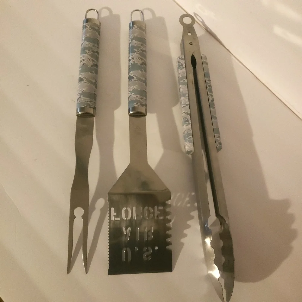 Stainless Steel Grill Cooking Set (3-Piece)